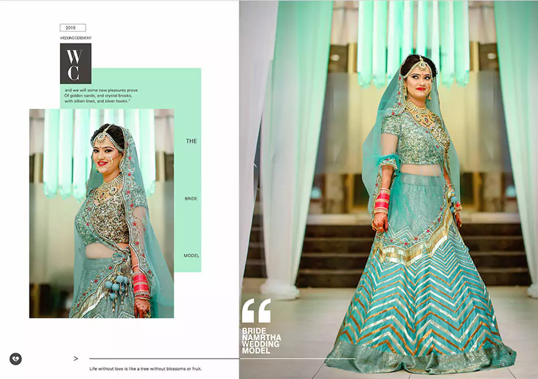 Bride Groom portrait DM photo album